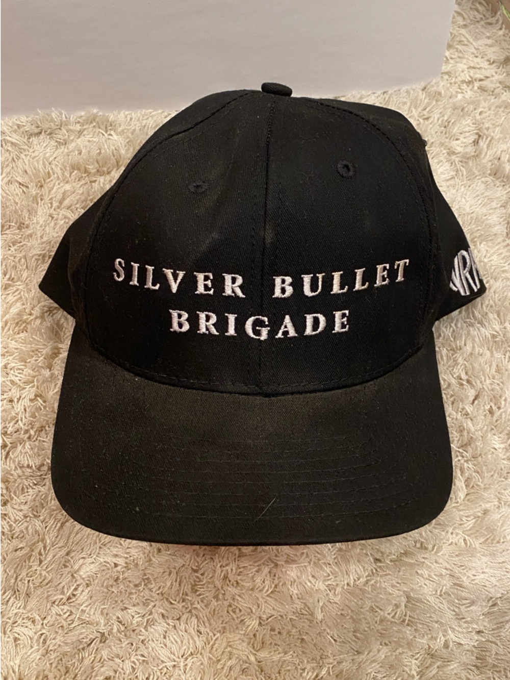 Black Embroidered Silver Bullet Brigade NRA Baseball Cap